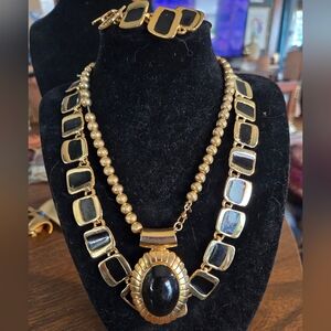 Vintage Monet Necklace Stack